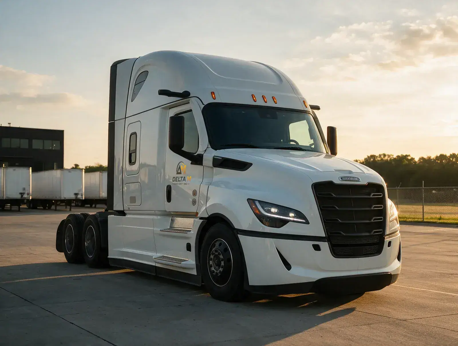 Delta M Freight sleeper truck, driver side view